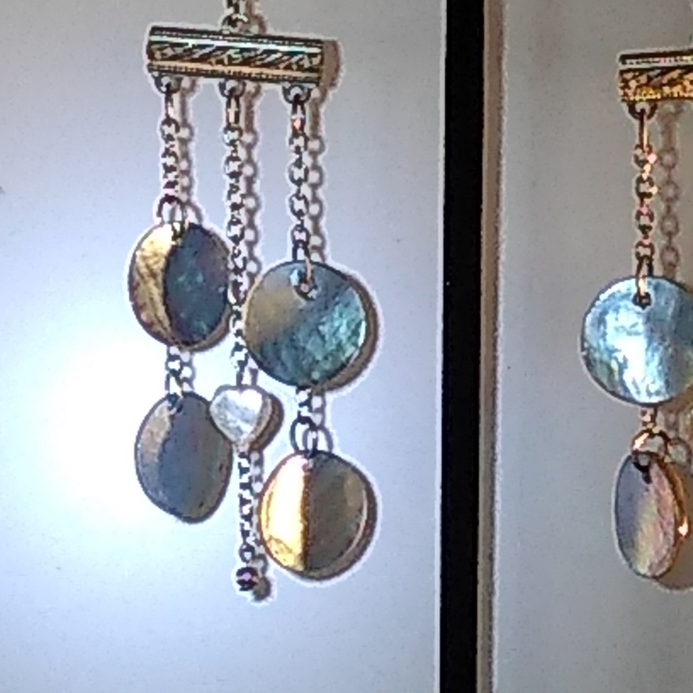hearts & shells earrings - Picture 3 of 7